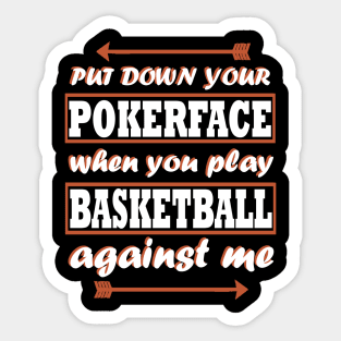 Basketball basket team men boys team Sticker